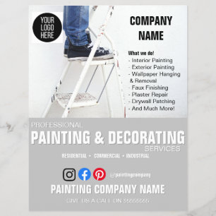 PAINTING & DECORATING flyer