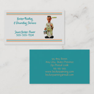 Painting Decorating, Painter  Business Card