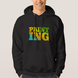 Painting Designed With Nature Colours Hoodie