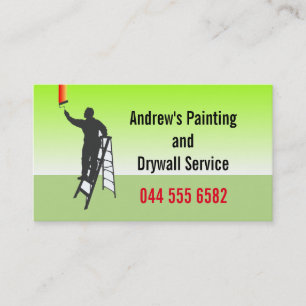 Painting Expert Colourful Fantastic Perfect Design Business Card