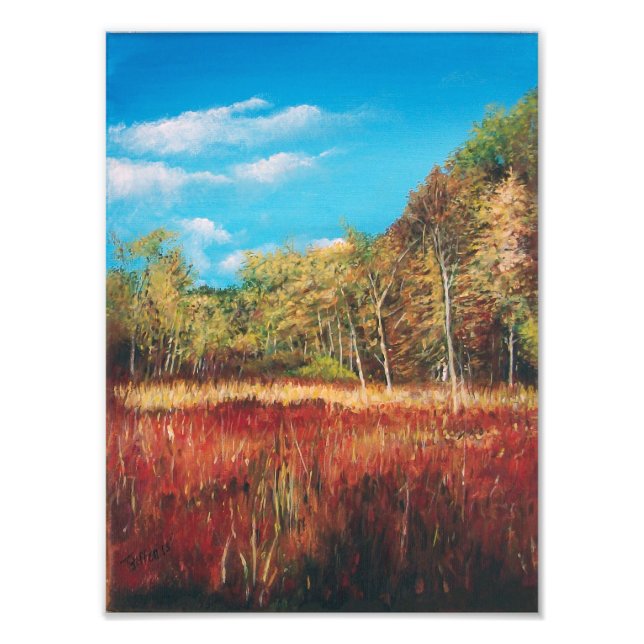 Painting - Fall Art Michigan Trail | Photo Print (Front)