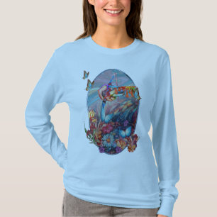 Painting Fantasy Flowers expressing nature T-Shirt