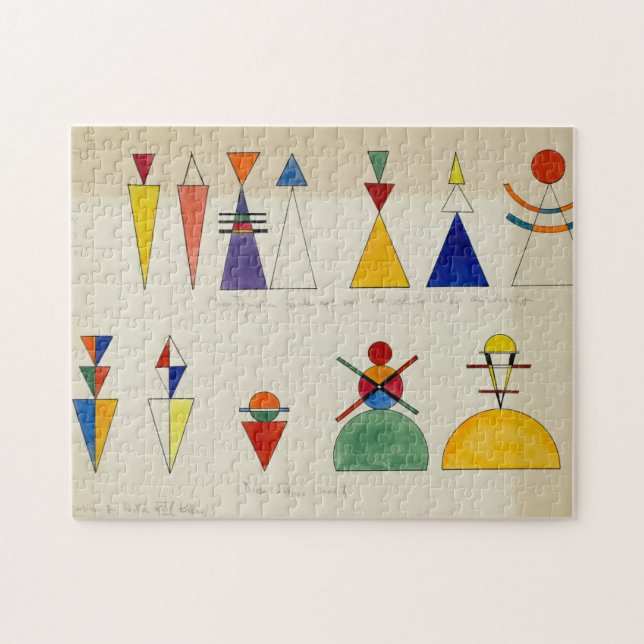 Painting Figurines by Wassily Kandinsky Jigsaw Puzzle (Horizontal)