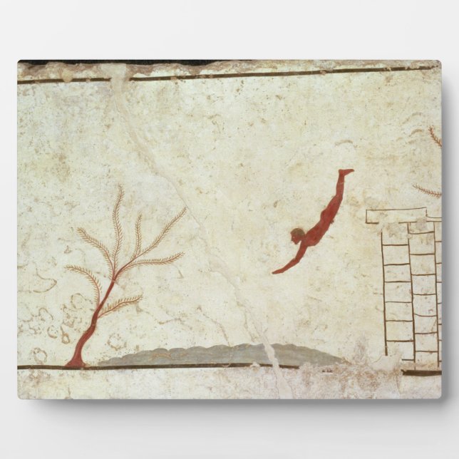 Painting from the Tomb of the Diver from the south Plaque (Front)