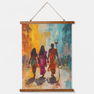 Painting Hanging Tapestry