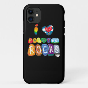 Painting   I Love Rock Painting Funny Rock Painter iPhone 11 Case