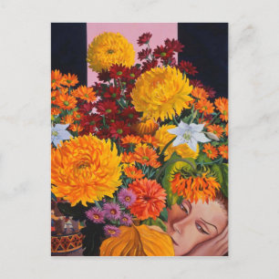 Painting in October 2005 Postcard