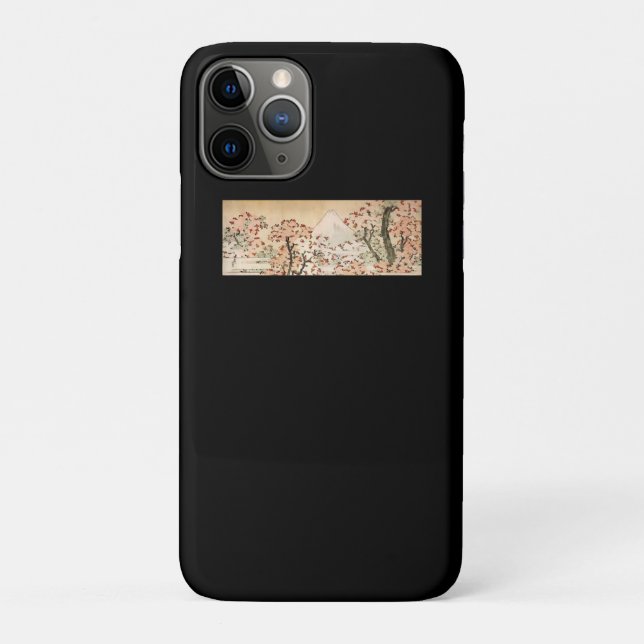 Painting | Japanese Art Mountain Cherry Blossom Case-Mate iPhone Case (Back)