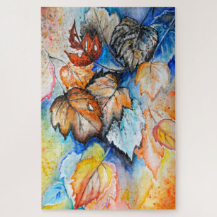 Painting Jigsaw Puzzle Autumn Leaves