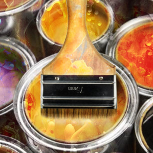 Painting Job Cans of Paint Painter Business Card