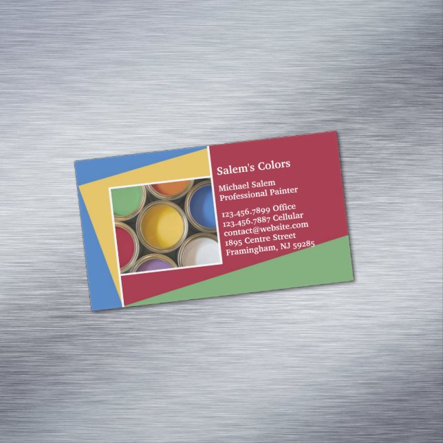 Painting Magnetic Business Card (In Situ)