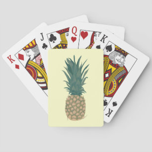 Painting of a fresh Pineapple, Playing Cards