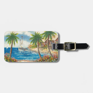 Painting Of A Sailboat In Hawaii Luggage Tag