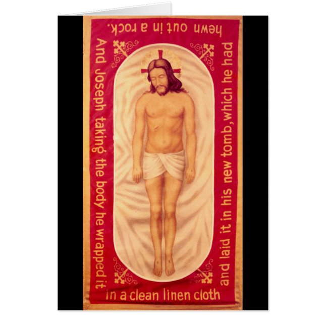 Painting of Christ Blank Card (Front)