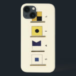 Painting of Four Flags with Sail Written Beneath iPhone 13 Case<br><div class="desc">A not so subtle entreaty to travel the seas,  this painting features four flags with the word "sail" written beneath them. Do you feel the call of the ocean? A perfect gift for that special someone you want to take a cruise with you!</div>