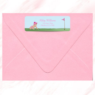 Painting Of Golf Baby Girl Sweet Caddy Baby Shower