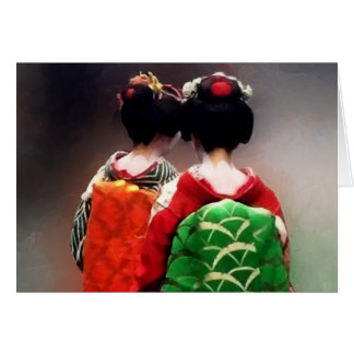 Painting of Japanese Maiko