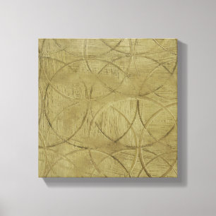 Painting of Linked Circles by Jennifer Goldberger Canvas Print