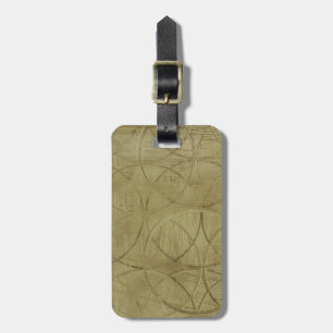 Painting of Linked Circles by Jennifer Goldberger Luggage Tag