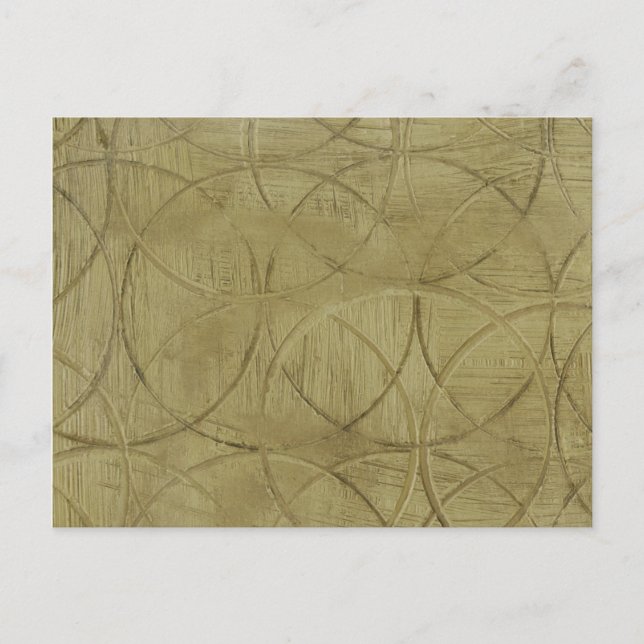 Painting of Linked Circles by Jennifer Goldberger Postcard (Front)