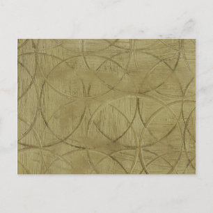Painting of Linked Circles by Jennifer Goldberger Postcard