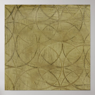 Painting of Linked Circles by Jennifer Goldberger Poster