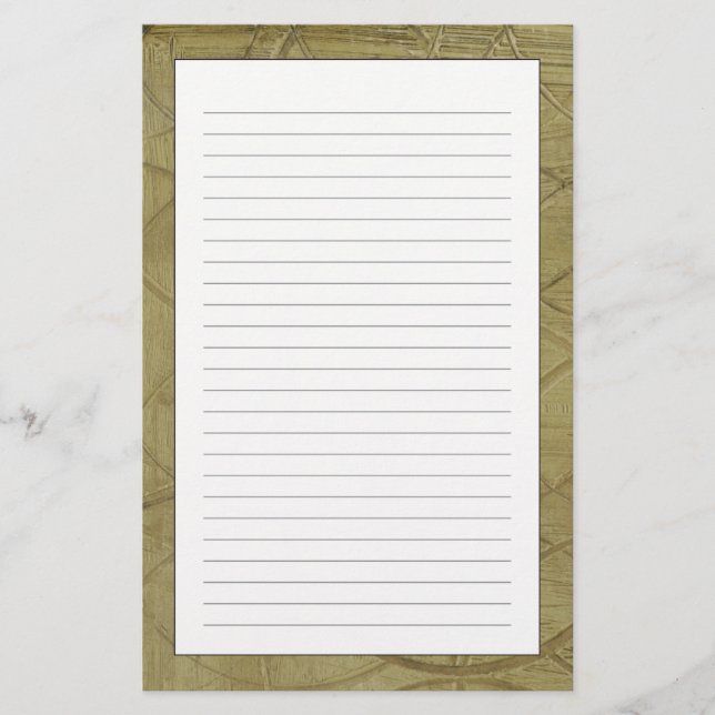 Painting of Linked Circles by Jennifer Goldberger Stationery (Front)