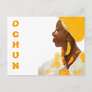 PAINTING OF OCHUN POSTCARD