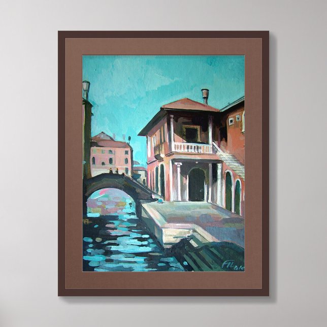 Painting of Rialto Fish Market, Venice, Italy Poster (Creator Uploaded)
