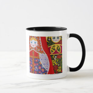 Painting of Russian Matryoshka doll Mug
