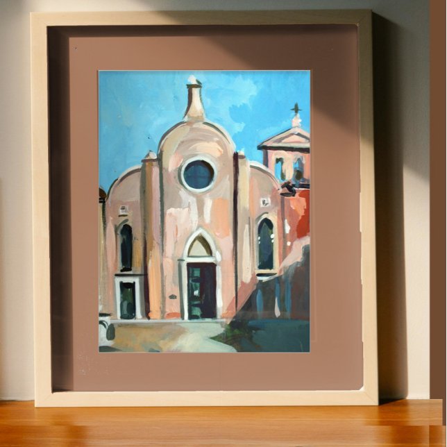 Painting of San Giovanni in Bragora, Venice, Italy Poster (Creator Uploaded)