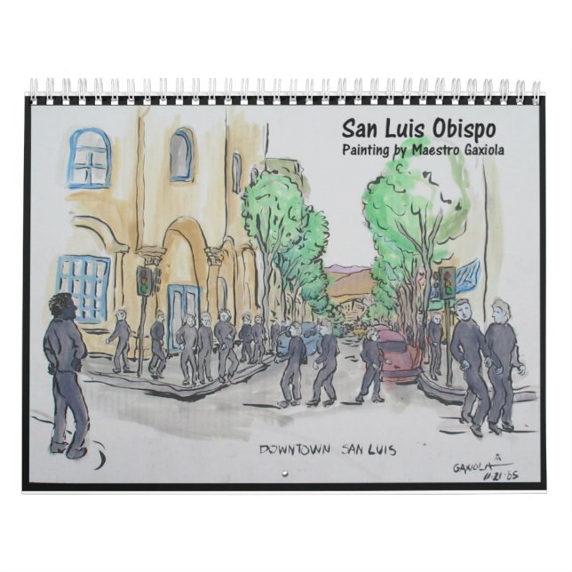 Painting of San Luis Obispo Calendar (Cover)