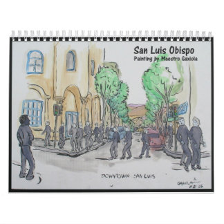 Painting of San Luis Obispo Calendar