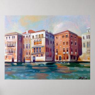 Painting of Sestiere San Marco Venice, Italy Poster