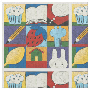 Painting of Various Objects by Chariklia Zarris Fabric