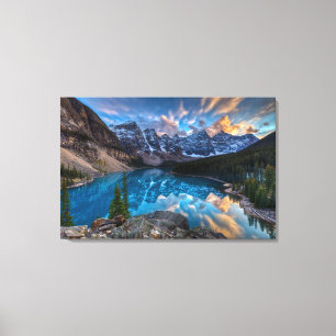 Painting on Moraine Canvas Print