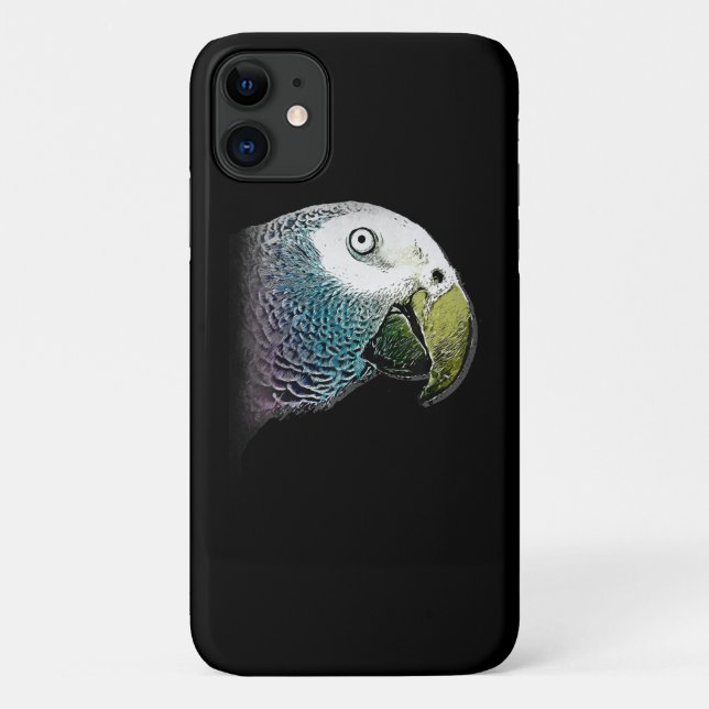 Painting | Parrot Head Painting Case-Mate iPhone Case (Back)