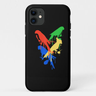 Painting Parrot Lover Parrots Art Painting Bird iPhone 11 Case