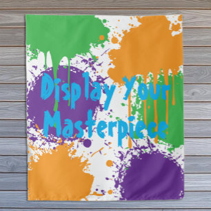 Painting Party Birthday Display Your Masterpiece Tapestry
