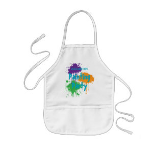 Painting Party Kids Birthday Apron