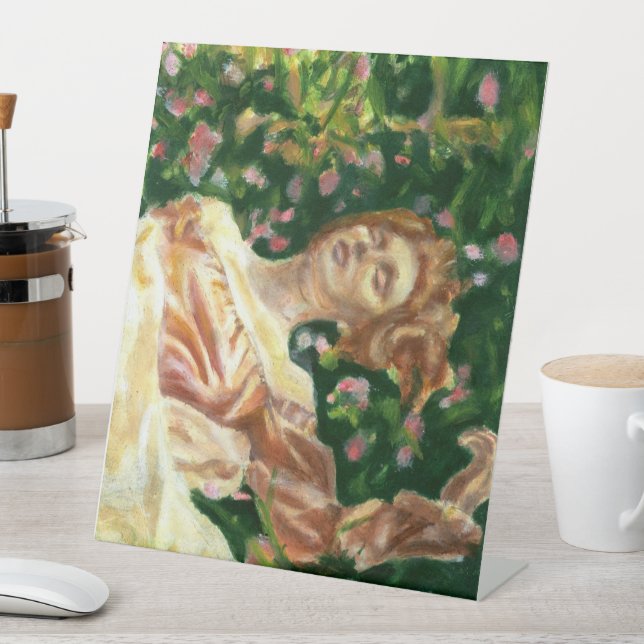 painting pedestal sign (In SItu)