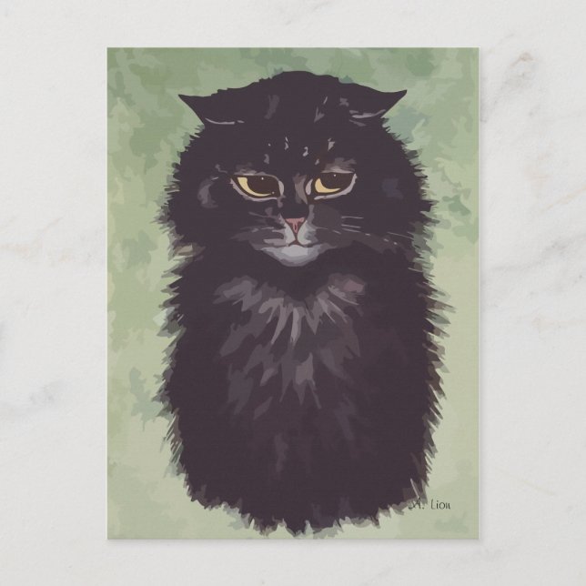 Painting Persian cat n° 2 Postcard (Front)