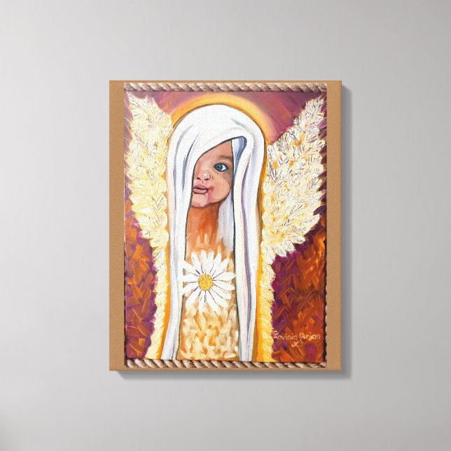 Painting print on canvas Angel (Front)