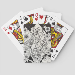 Painting Raven Playing Cards