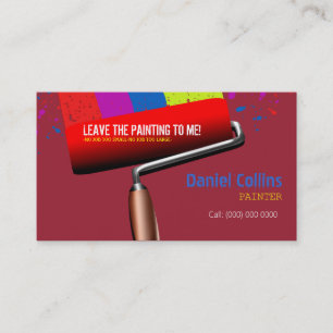 Painting Roller Painter Business Card