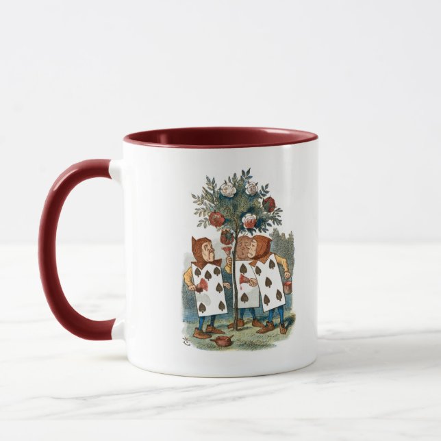 Painting Roses - Alice in Wonderland Mug (Left)