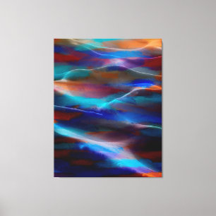 Painting sand dunes acrylic #15 canvas print