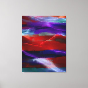 Painting sand dunes acrylic #6 canvas print