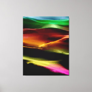 Painting sand dunes acrylic #9 canvas print