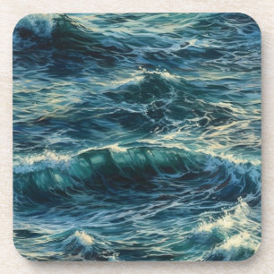 Painting Sea Surges  Painting Beverage Coaster